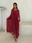 HANA in burgundy