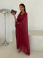 HANA in burgundy